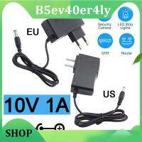 B5ev40er4ly Shop 5.5mmx2.5mm 10V 1A AC 100V-240V DC Power Supply Adapter Plug Converter For LED Strip Light CCTV Charger Switch