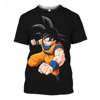 2023 NEW This T-shirt with Dragon Ball 3d Cartoon Pattern Is Suitable for Summer, Japanese, And Men. fashion t-shirt