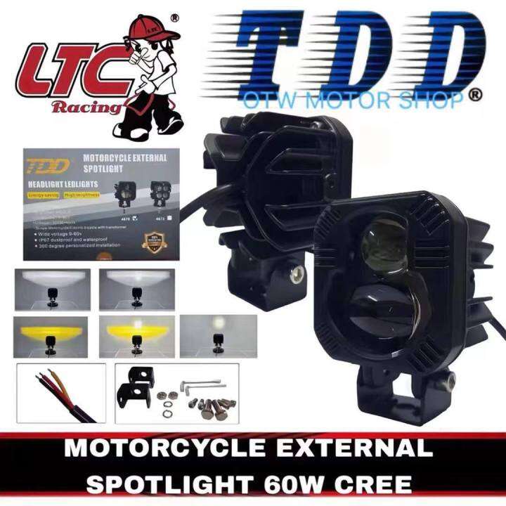 TDD New Version 4670 Motorcycle EXTERNAL SPOTLIGHT 60 WATTS CREE ...