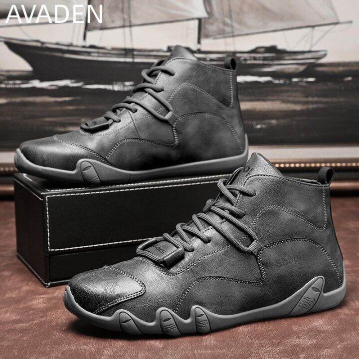 2023-new-mens-high-top-outdoor-mountaineering-non-slip-sports-casual-shoes-wear-resistant-breathable-original-designer-replica