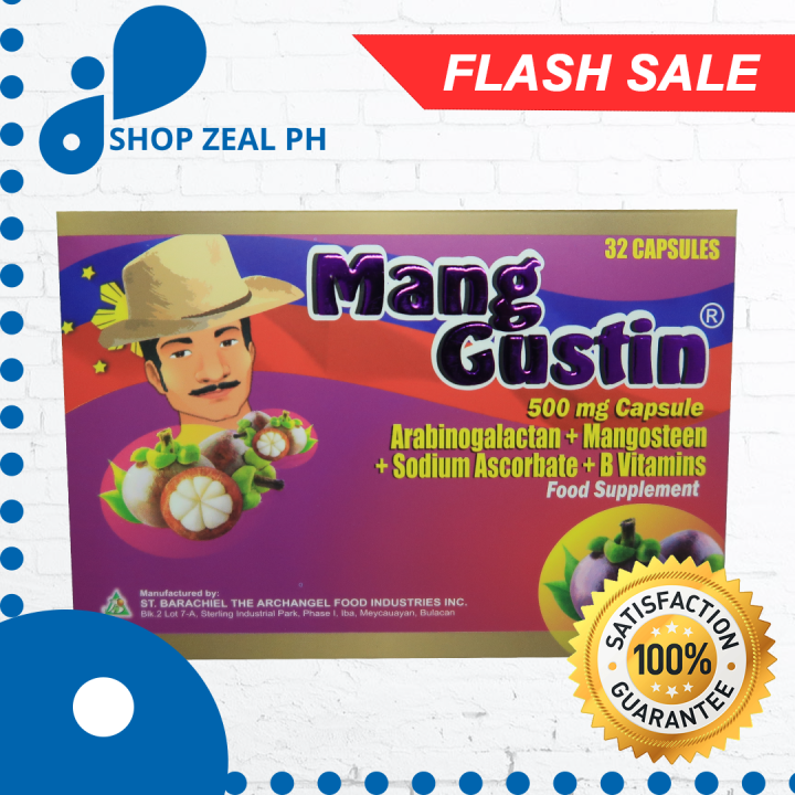 100% Authentic and Effective MANG GUSTIN: 500mg, Mangosteen + Sodium ...