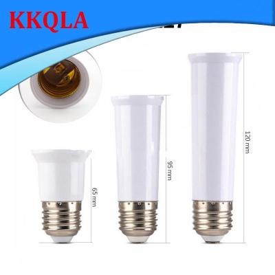 QKKQLA 65mm 95mm 120mm E27 to E27 Extender Lamp Holder Base Bulb Extend Extension Socket Adapter LED Light Adapter Converter