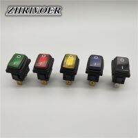 KCD1 12V/220V LED Light Waterproof Rocker Switch 3Pin 10A/250V IP67 Push Button Switch Electrical Circuitry  Parts