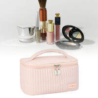 PU Open Lid Cake Shape Make Up Bag กระเป๋าใส่เครื่องสำอางแบบพกพาสีอ่อน