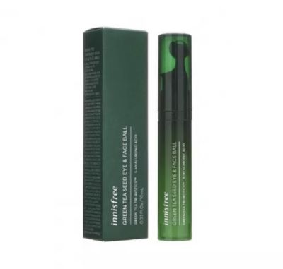 Innisfree Green Tea Seed Eye and Face Ball 10ml / 이니스프리 그린티 씨드 아이 앤 페이스볼 18,000