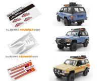 Body decals/Stickers Set For 1985 4Runner Hard Body Complete Set Z-B0167 RC4WDD 4 Runner TF2 LC76 FJ40 TRX4 LC80 LC70