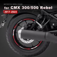 Motorcycle Wheel Sticker Waterproof Rim Decal Rebel 500 Accessories 2023 For Honda CMX300 CMX500 CMX 300 500 Rebel 2017-2022