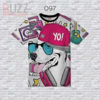 [S-3XL] เสื้อยืดแฟชั่นชายและหญิงคนอ้วนไซส์ใหญ่ BUZZ-097