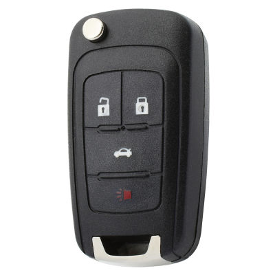 4ปุ่ม Remote Flip Key Case Fob สำหรับ Opel Vauxhall Cascada Meriva Chevrolet Cruze Equinox Malibu Holden Barina Colorado Epica