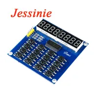 TM1638 LED Display 8 Bit Digital Tube Module 3 Wire 16 Keys 8 Bits Keyboard Scan And KEY LED Display Module For Arduino DIY Kit