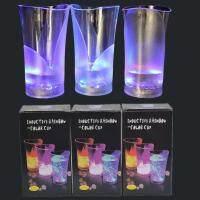 Inductive Rainbow Color Cup แก้วน้ำมีไฟ LED แก้วปาร์ตี้ขนาด 13 Oz