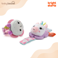 ของเล่นเขย่า | ยางกัด Wrist Rattle Teether Unicorn &amp; Lama จาก Bright Starts