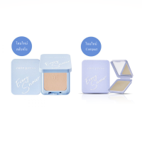 Cute Press Evory Snow Whitening &amp; Oil Control Foundation Powder SPF 30 PA++(751xx) : คิวท์เพรส สโนว์ แป้งพัฟ x 1 ชิ้น SRSi