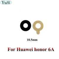 Yuxi เลนส์กระจกกล้องถ่ายรูปหลังที่อยู่อาศัยพร้อมกาวสำหรับ Huawei Honor 6a 6x 5c V9เล่นได้7 7i 7c 4a 4X5X8X10 V8 6