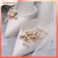 VJMHGS 2PCS(1 Pairs) ถอดออกได้ เจ้าสาวในบ้าน งานเลี้ยงแต่งงานปาร์ตี้ ส้นสูง/บูท คลิปรองเท้าพลอยเทียม ตกแต่งด้วยหัวเข็มขัด เสน่ห์ของรองเท้า ดอกไม้คริสตัล