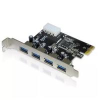 USB 3.0 Card 4port - PCI Express PciE SuperSpeed USB 3.0 รองรับความเร็ว 5Gbps