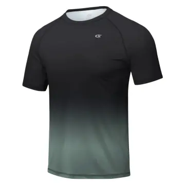 Rodeel Men's Running Hiking Shirts 1/4 Zip UPF 50+ Sun Protection