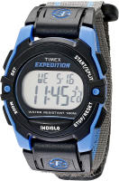 Timex Expedition Digital Chrono Alarm Timer 33mm Watch Blue/Black