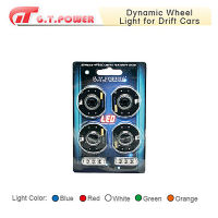 4ชิ้นเซ็ต G.t.power Car Dynmaic Wheel Light LED Set RC Model For RC Drift Car Truck