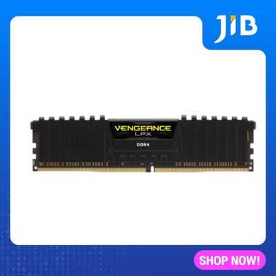 8GB (8GBx1) DDR4 3200MHz RAM (หน่วยความจำ) CORSAIR VENGEANCE LPX DDR4 (BLACK) (CMK8GX4M1E3200C16)