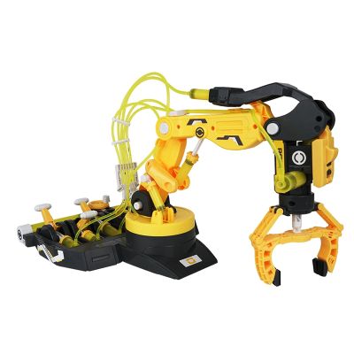 Childrens Toys DIY Assembled Hydraulic Mechanical Arm STEAM Science Experiment Engineering Boy Toy Set