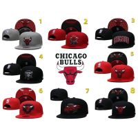 High quality NBA Team Basketball Cap Chicago Bulls Baseball Cap Mens Outdoor Sports Flat Brim Hat Street Hip-hop Wild Baseball Cap Unisex Snapback Cap