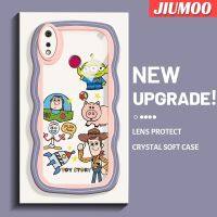 เคส JIUMOO สำหรับ Realme 3 Pro เคส3i Realme การ์ตูนเรื่องของเล่นน่ารักกรอบโทรศัพท์ลายขอบซิลิโคนเหลวแบบนิ่มดั้งเดิมเคสตัวปกป้องกล้องถ่ายรูปคลุมทั้งหมดเลนส์เคสฝาหลังกรอบเคสนิ่ม