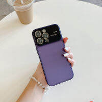 ALIGOWindow ฝาครอบเคสโทรศัพท์แบบใสกันกระแทกเลนส์สำหรับ iPhone 14 Pro Max 13 12สำหรับ iPhone 13 Pro 11 TPU นิ่ม