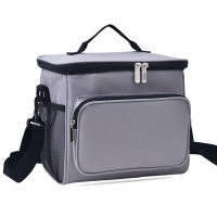 Fashion Lunch Bag Oxford Cloth Waterproof Women Kids Men Work Picnic Travel Double Layer Storage Insulated Food Tote Box