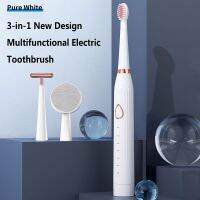HOKDS Xiaomi Electric Toothbrush Massage Facial Wash 3-in-1 Adult Children Rechargeable Ultrasonic Waterproof Intelligent 6 Gear
