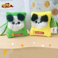 ตุ๊กตาแพนด้า Dompet Koin สไตล์เกาหลี,ตุ๊กตาผ้ากำมะหยี่การ์ตูนเด็กผู้หญิงกระเป๋าเก็บของลำลอง NPIQL