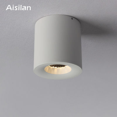 Aisilan LED Ceiling Light COB Super Anti-glare Spot Light Surface Mounted Down Light for Living Room, Corridor, AC 90v-260v