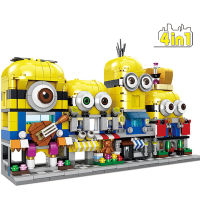 【In-Stock】 The Pie Mart City Street Architecture Creator Expert Building Blocks Minions Bob Kevin City Store Technic Bricks Gift Toys For Girls