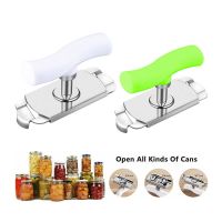 Stainless Steel Can Opener Multi-function Adjustable Bottle Opener Cap Remover Labor-saving Screw Can Openers Kitchen Gadgets