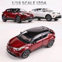 1/18 FAW TOYOTA IZOA ล้อโมเดลรถโมเดลรถของเล่นอัลลอยด์แบบหล่อพร้อมโช้คอัพแบบจำลองย่อขนาดรถของเล่นสำหรับเป็นของขวัญสำหรับเด็กผู้ชาย