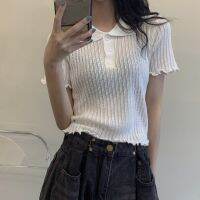 2020 Ins Summer Women Polo Shirts Summer Thin Kint Shirts