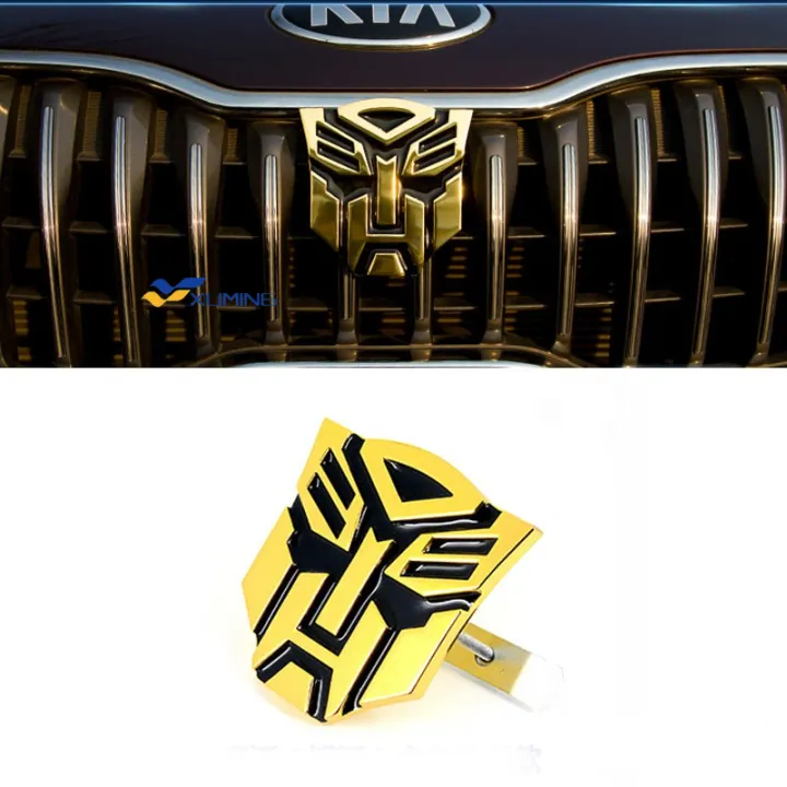 Big Golden Transformer Autobot Car Emblem Badge Cars Trucks Lazada PH