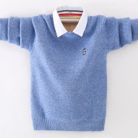 winter childrens clothing Boys clothes pullover Sweater Kids clothes Cotton products Keep warm Boy sweater Thicker