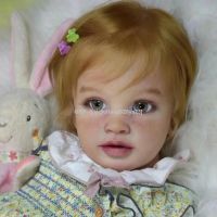 hot！【DT】▣¤  NPK 26Inch Lifelike Baby Toddler Reborn Pippa Unfinished Parts with body and Eyes