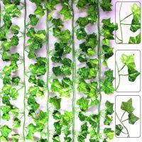 200cm Artificial plants Creeper green leaf Ivy vine For Home Wedding Decora wholesale diy Hanging Garland Artificial Flowers Shoes Accessories