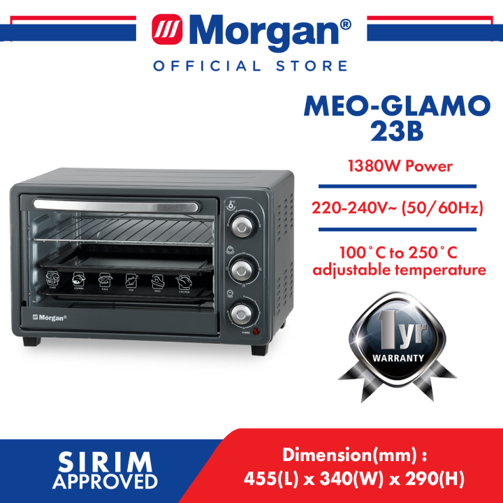 Morgan Meo Glamo 23b Electric Oven 21l Lazada 3751