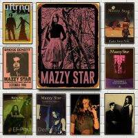 ►☂Lus 80S นอร์ดิกป๊อปอัลบั้มเพลง Mazzy Star จางลงในโปสเตอร์ของคุณภาพพิมพ์ศิลปะภาพวาดห้องบาร์คาเฟ่วินเทจที่สวยงามเครื่องตกแต่งฝาผนัง