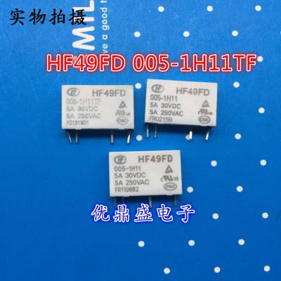 (ใหม่-ของแท้) ❉ Hongfa HF49FD 005-1H11TF 5A รีเลย์250VAC 5VDC 4ฟุต