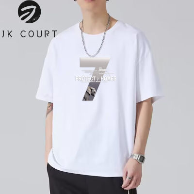 JK Court 2023เสื้อยืดแขนสั้นผู้ชาย,เสื้อยืดแขนสั้นครึ่งแขนเทรนด์เกาหลีเสื้อสำหรับผู้ชาย M-3XL ฤดูร้อน