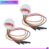 KLOMKZ 2pcs BH1750 เซ็นเซอร์ไฟส่องสว่าง DC 5V ดิจิตัล ลูกบอลความเข้มของแสง บล็อกเซ็นเซอร์ BH1750FVI โมดูลเซ็นเซอร์ความเข้มของแสง Arduino สำหรับเด็ก