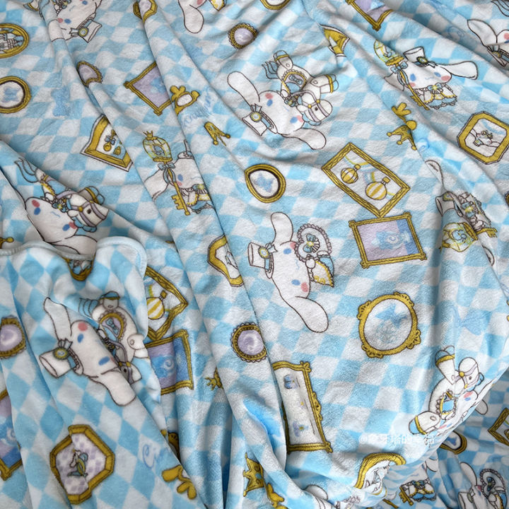 ร้อน-cinnamoroll-ผ้าห่มสักหลาดน่ารักอะนิเมะสบายอบอุ่นผ้าห่มสำลี-nap-สไตล์ญี่ปุ่นผ้าคลุมเตียงบนเตียงปกผ้าห่ม