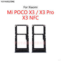 สำหรับ Xiaomi Mi POCO X3 NFC / X3 Pro Pocophone Global ใหม่ซิมการ์ดถาดใส่ถาดใส่ Sim Card Reader Socket-SOPO STORE