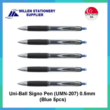 5 Pcs Uni-Ball Signo UM-151 0.5mm Rollerball Gel pen GOLD YELLOW ink