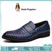 Hush_Puppies รองเท้าผู้ชาย รุ่นรองเท้าผู้ชาย รุ่น สีดำ รองเท้าหนังแท้ รองเท้าทางการ รองเท้าแบบสวม รองเท้าแต่งงาน รองเท้าหนังผู้ชาย EU 45 46 47 48