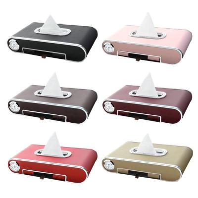 Car Dashboard Tissue Holder Center Console Napkin Holder Case Delicate and Multifunctional Car Tissue Box Holder for Tissue Organization gifts